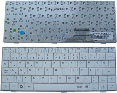 ASUS V072462AK2 Beyaz Türkçe Notebook Klavye