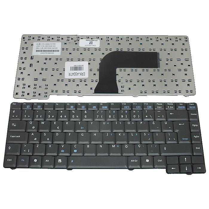 ASUS Eee PC 1000HE Türkçe Siyah Çerçeveli Notebook Klavye