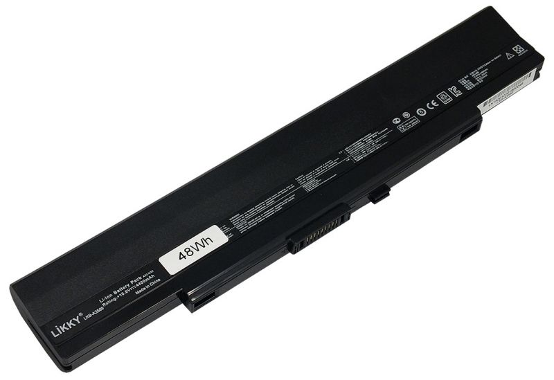 Asus U33 10.8V 4400mAh Siyah Nootebook Batarya